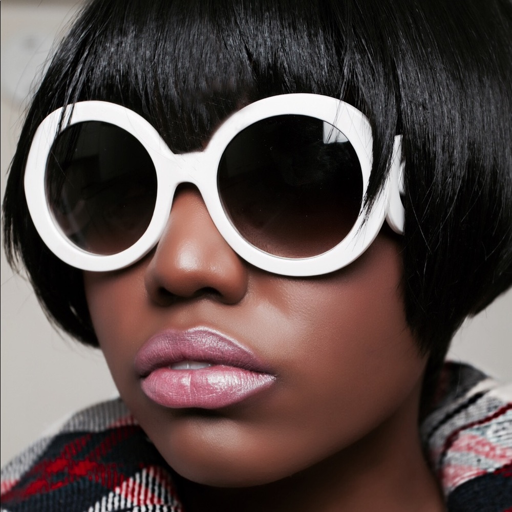 White Retro Frames